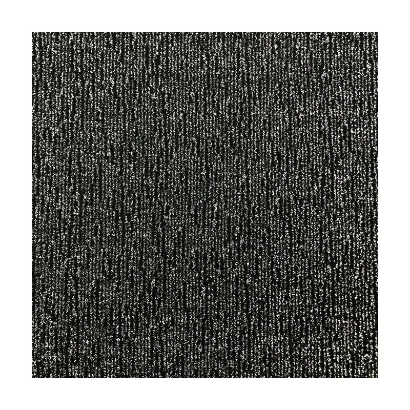 Proveedor profesional negro metálico elástico de punto 210gsm poliéster lurex spandex brillante plisado jacquard tela para ropa