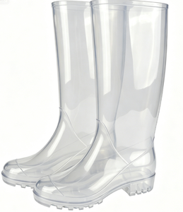 <span class=keywords><strong>Bottes</strong></span> <span class=keywords><strong>de</strong></span> <span class=keywords><strong>pluie</strong></span> entièrement <span class=keywords><strong>transparentes</strong></span> pour femmes - Product Image 2