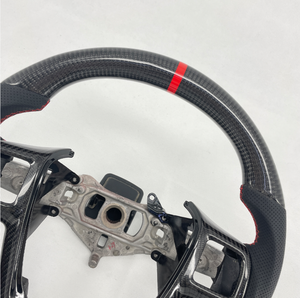 Volante de Fibra de Carbono Personalizado CCExcellent para Chrysler 300 300c con Línea Roja - Product Image 2