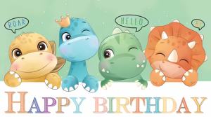 Fondo de fiesta de cumpleaños de dinosaurio selva Tropical Safari cartel salvaje globos accesorios niños estudio Photozone <span class=keywords><strong>foto</strong></span> de fondo - Product Image 2