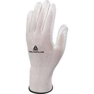 DELTA PLUS-Gant en tricot blanc en polyester VE702P09-M avec paume en polyuréthane (multipack)-GANTS EAN MW131382 - Product Image 1