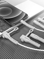 Protector de Cable para Teléfono, Apto para Todas las Líneas de Datos de Celulares, Protector de Cable Flexible de Silicona