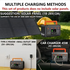 เครื่องกำเนิดไฟฟ้าพลังงานแสงอาทิตย์แบบพกพาสำหรับใช้งานกลางแจ้ง 300w 500w 600w 1200w 2000w 3000w เครื่องกำเนิดไฟฟ้าแบบพกพา - Product Image 5