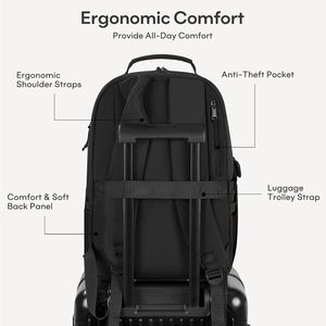 Sac à dos de voyage grande capacité, sac d'affaires, sac d'enseignant, sac pour ordinateur portable, imperméable, sac à dos pour femme - Product Image 5