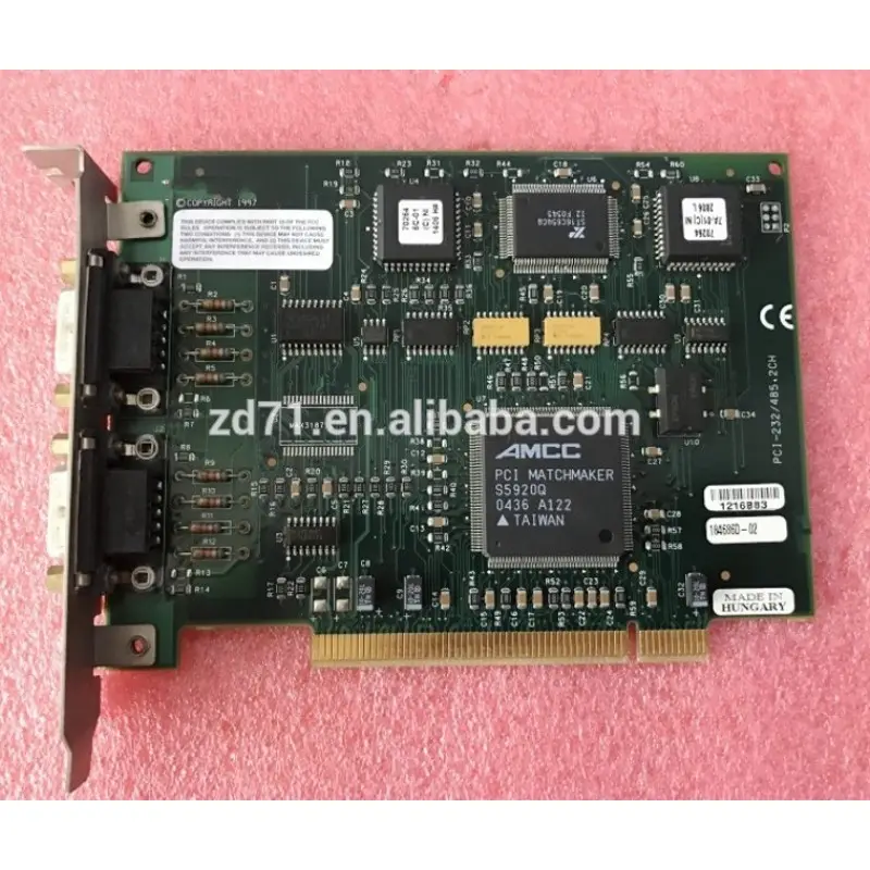 PCI-232/485.2ch RS-485 daq card bem testado trabalho PCI-232 485.2ch