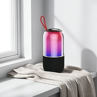 Altavoz Inalámbrico Portátil con Resistencia al Agua IPX5, Luz RGB, Carga Tipo-C, para Fiestas al Aire Libre y Uso con Computadora, V6.0