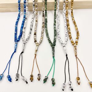 99 acrílico budista <span class=keywords><strong>significado</strong></span> Rosario collar grabado islámico católico oración cuentas letra <span class=keywords><strong>Tasbih</strong></span> pulseras para Ramadán Eid regalo - Product Image 2