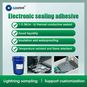 1.5 wát/mét hai thành phần dẫn nhiệt bầu hợp chất Silicone AB dính cho niêm phong điện tử của tụ điện LED PCB - Product Image 3