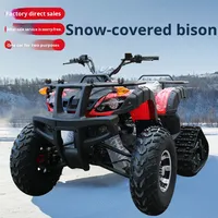 Quad à essence tout-terrain 200cc 4 temps pour adulte, type motoneige et véhicule de plage, grande capacité de charge 300kg