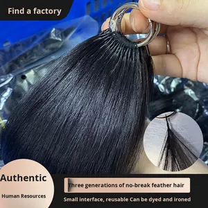 Nuevas Extensiones <span class=keywords><strong>de</strong></span> Cabello, 200 Mechones, Sin Puntas Rotas, Tercera Generación, Invisibles y Sin Costuras para <span class=keywords><strong>Mujer</strong></span>, Se Pueden Permanecer Alisadas - Product Image 2