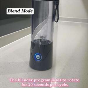 Mini Licuadora Portátil Recargable por USB de 550 ml, 6 Cuchillas, Ecológica, Limpieza con un Clic, para Uso Doméstico y Comercial - Product Image 6