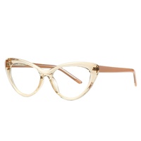 Nouvelles montures de lunettes tendance, best-seller, montures œil-de-chat noires en TR90 à monture complète, verres neutres, protection anti-lumière bleue, à pois