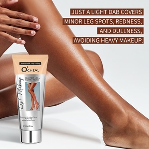 Ocheal 100g Cuidado de las piernas Crema de belleza Hidratante a base de hierbas a prueba de agua Corrector transfronterizo sin fragancia para el tono de la piel Bronceado corporal - Product Image 3