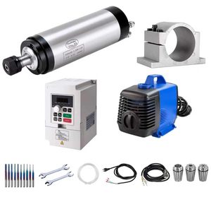 Low Noise 2.2KW ER20 110V/220V/380V Water-Cooled CNC Spindle Motor VFD Kit for CNC Router <b>Engraving</b> <b>Machine</b> - Product Image 1