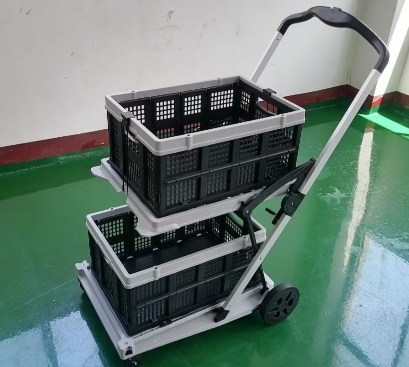 Grey  One cart with two baskets