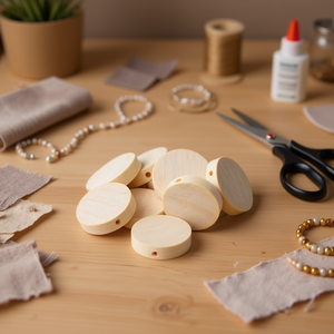 ILAN - Accesorio de Disco de Madera de 5x25 mm, 10 Piezas, para Manualidades y Bricolaje - Product Image 2