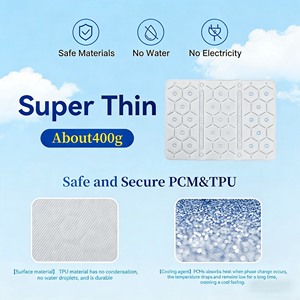 Kişiselleştirilmiş Taşınabilir Kafes Tasarımlı TPU <span class=keywords><strong>PCM</strong></span> Spor ve Eğlence İçin Yaz Sıcaklığına Karşı Soğutucu Oturma Minderi - Product Image 5