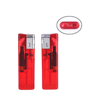 Briquet électronique tendance avec logo personnalisé, portable, au butane, pour cigarettes, Feuerzeug