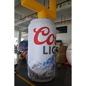 Lata de Cerveza <span class=keywords><strong>Coors</strong></span> Light Inflable Gigante KeepFuns con Poste de Portería, Modelo Inflable Publicitario con LED para Eventos Deportivos y Promoción de Marca - Product Image 3