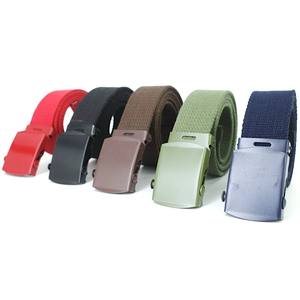 3,0 cm Bunte Unisex Leinwand Stoff Mode Nachhaltige Schule Gurtband Gürtel in Gurtband - Product Image 2