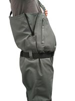LYWISH Combinaison de pêche respirante 100% tissu japonais, imperméable, avec fermeture éclair sur la poitrine et bottes Thinsulate 1200g pour la chasse au canard