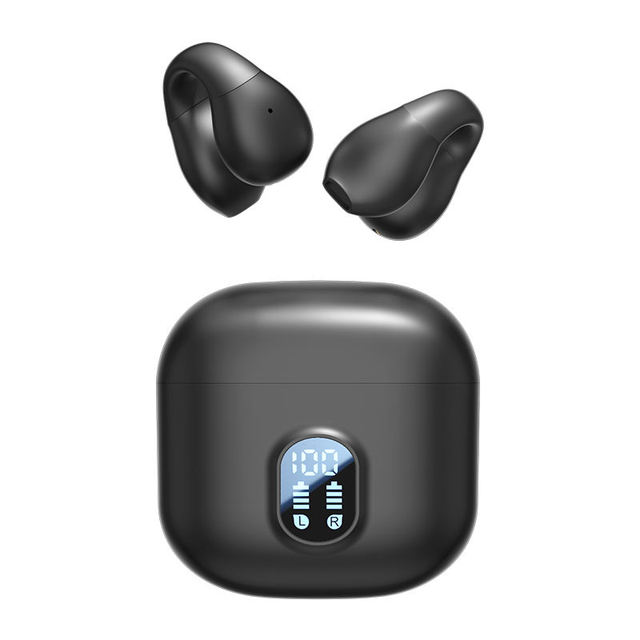 M67 New Arrival Wireless BT 5.4 Fish-mouth-shaped Earbuds Clip Sport Earphones LED IPX4 Touch Control Mini Low Latency