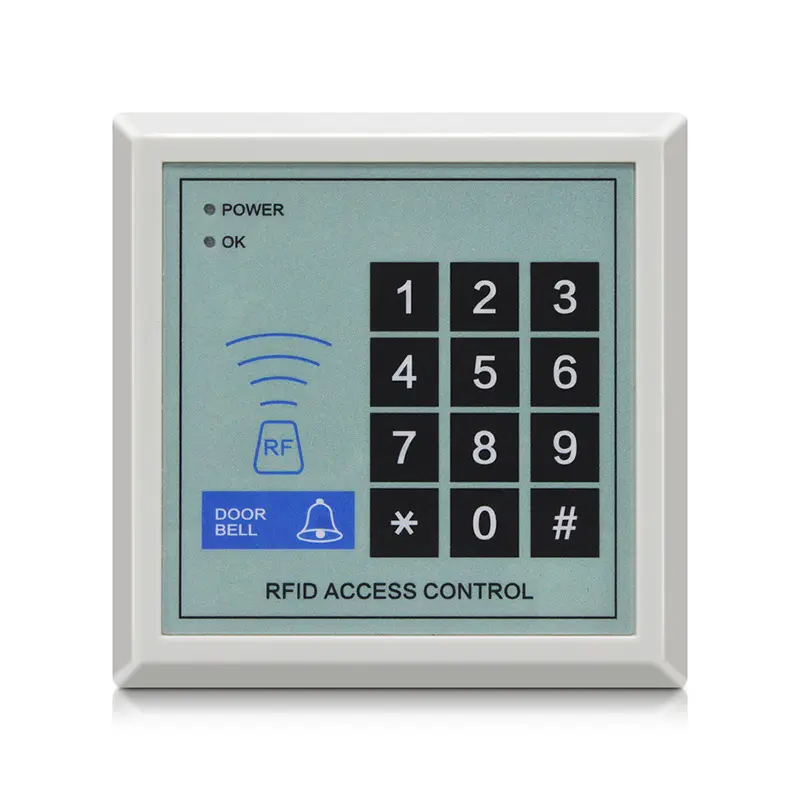 waterproof access controller with door bell for outdoor security door RFID access control card reader