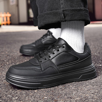 Nouvelles chaussures de sport décontractées pour hommes, grande taille, à tige haute, tendance, en tissu extensible, semelle en caoutchouc, imperméables, respirantes, en maille