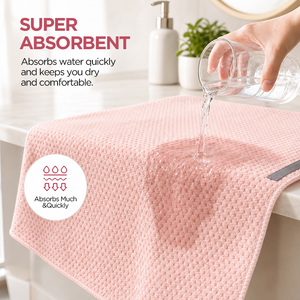 Custom Microfiber Super Absorbent Waffle <strong>Hair</strong> <strong>Towel</strong> Quick <strong>Drying</strong> Soft Comfortable <strong>Hair</strong> Dry Turban <strong>Towel</strong> - Product Image 4