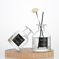 Diffuseur de roseau rond creux personnalisé en gros bouteille d'aromathérapie décoration de la maison 50 ml 100 ml 150 ml 250 ml
