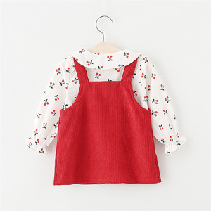 Ensembles de vêtements pour enfants, jolies jupes en jean et pulls pour bébés filles, pour enfants adorables, vente en gros - Product Image 2