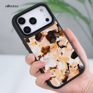 Aikusu Fabricante Mayorista de Fundas Personalizadas para Teléfono con Diseño de Madreperla para iPhone 17 16 15 14 13 12 11 Pro Max - Product Image 5