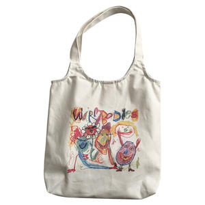 Nouveau <span class=keywords><strong>sac</strong></span> en toile d'art et de <span class=keywords><strong>manga</strong></span> japonais <span class=keywords><strong>sac</strong></span> fourre-tout lavable en toile décontracté quotidien shopping - Product Image 2