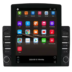 Evrensel 2 Din10 inç araba Android10/11/12 Dvd CD çalar Jeep pusula Stereo radyo Fm Android otomatik entegrasyon araba ekran