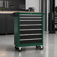 Armoire à outils roulante OEM à 7 tiroirs avec capacité de charge de 250 kg, organisateur de rangement pour garage et atelier, chariot à outils