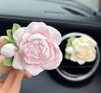 Jasmin voiture parfum aromathérapie voiture climatisation sortie décoration diffuseur pierre fleurs