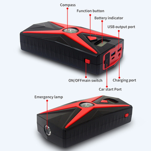 Tự động phụ kiện xe khẩn cấp khởi động Power Kit 2000A + với 12V cổng USB sạc pin khẩn cấp LED đêm đèn la bàn - Product Image 4