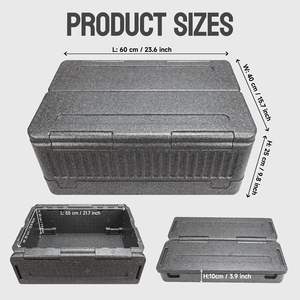 Contenitore Termico Pieghevole Personalizzato da 40L, 32A, Impermeabile, in EPP/EPS, OEM ODM, per Conservazione Alimenti e Uso Esterno - Product Image 1
