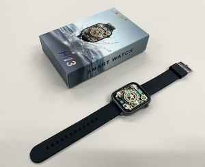 Nouvelle montre intelligente de luxe H13, étanche IP68, écran de <span class=keywords><strong>1</strong></span>,85 pouce, podomètre, bouton rotatif, montre de sport triple protection 2026 - Product Image 5