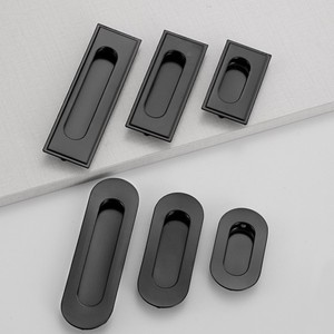 Manijas de Acero Inoxidable para Cajones, Diseño Rectangular Minimalista, Herrajes Antirust para Puertas de Gabinete - Product Image 2