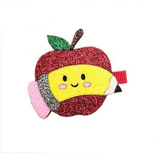 2024 Offre Spéciale mignon fruits pomme pince à cheveux pour enfants bébé fille fruits paillettes cheveux accessoires BB Clips - Product Image 3