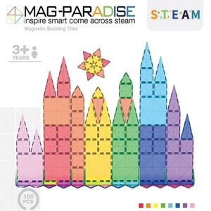 Jouets magnétiques KSF pour enfants, blocs magnétiques STEM pour tout-petits, jouets <span class=keywords><strong>de</strong></span> <span class=keywords><strong>construction</strong></span> préscolaires, jeux sensoriels <span class=keywords><strong>Montessori</strong></span> créatifs pour enfants - Product Image 3