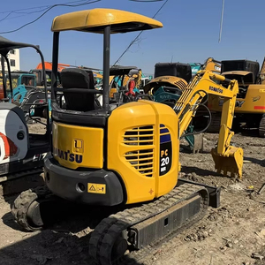 Mini-excavatrice Komatsu PC20 d'occasion, d'origine japonaise, type cabine ouverte, haute qualité, petite excavatrice à vendre - Product Image 1
