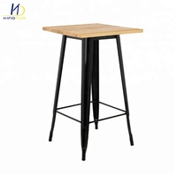 Table de comptoir commerciale moderne en métal pour restaurant et bars Tables de bar utilisées