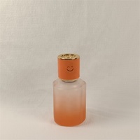 Nouveau design 120ml bouteille de diffuseur de voiture vide dégradé noir bouteille en verre pour désodorisant de voiture