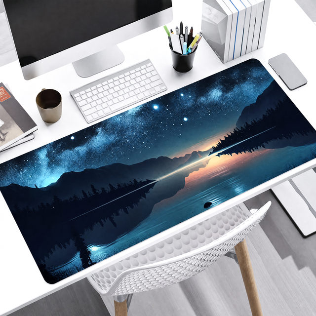 Custom Large Gaming Mouse Pad XXL Premium Sublimation Blanks Waterproof Stitched Edge Rubber Desk Mat PC Mousepad Stock
