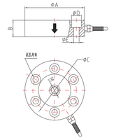 Capteur de force en acier allié de type roue/à rayons, capacité 300 kg, précision 0,02 %, certifié ISO9001, pour pont-bascule et plateformes de pesée standard