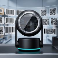 2026 Pemindai Barcode Desktop Baru dengan CMOS 800*600, Induksi Mandiri, dan Pemindaian Berkelanjutan untuk Supermarket