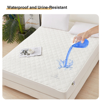 Housse de matelas imperméable en TPU 360 °   Housse de protection intégrale pour lit, douce pour la peau, idéale pour dormir nu