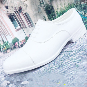 Chaussures habillées en cuir blanc pour hommes, chaussures de mariage formelles, Oxfords, taille 40 41 42 43 44 45 46 47 48 49 50 - Product Image 2